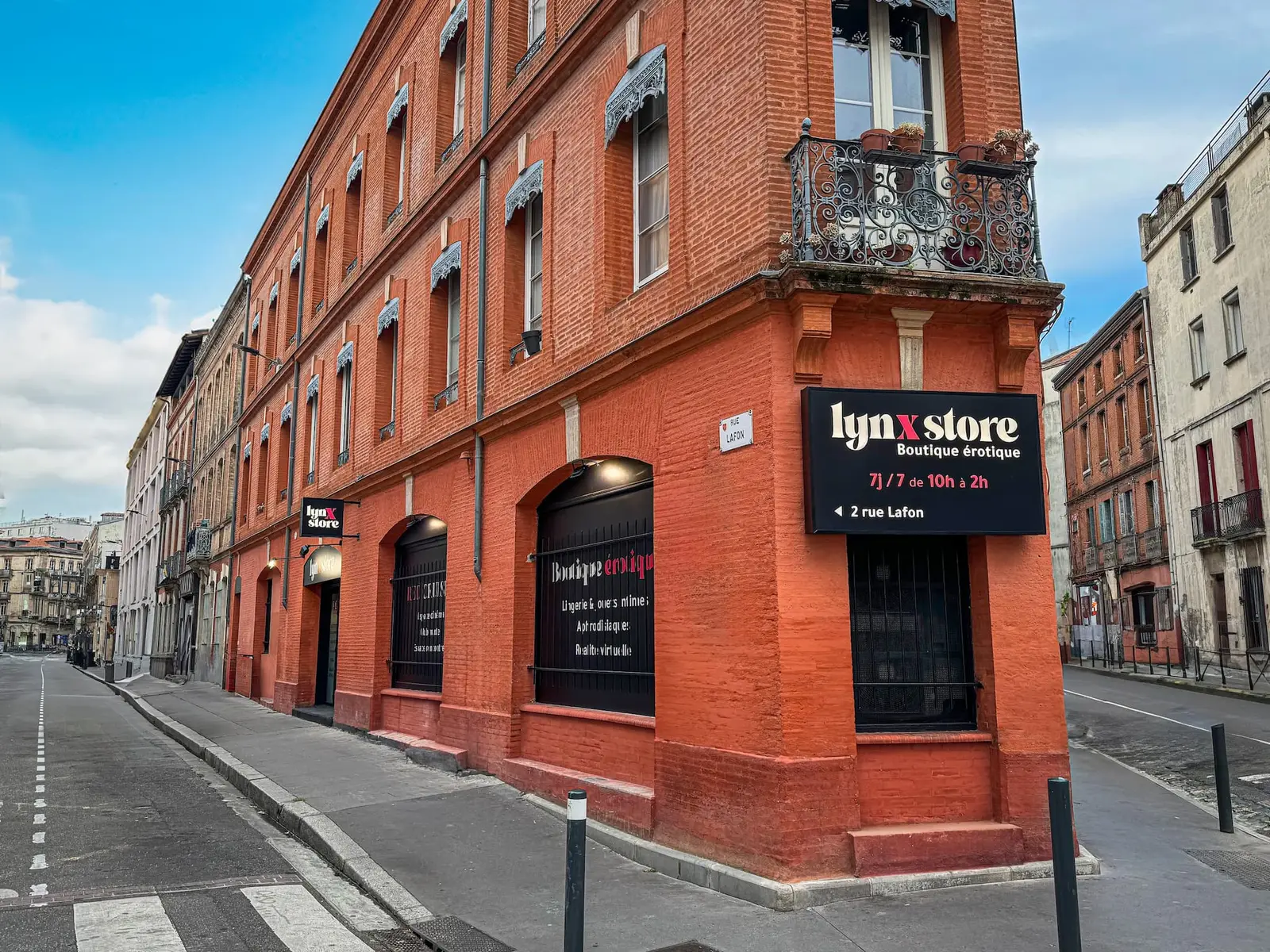 La devanture du Lynx Store, 2 rue Lafon à Toulouse